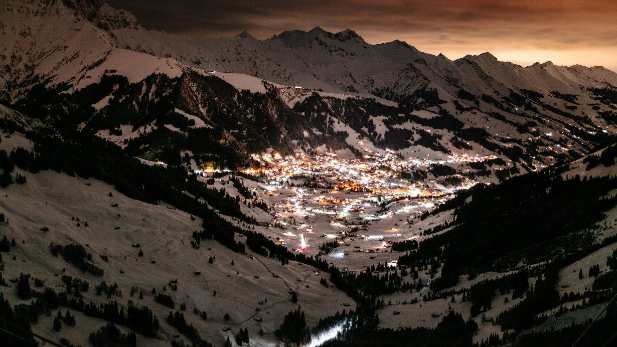 Adelboden bei Nacht