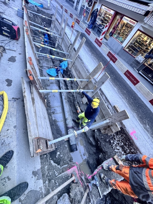 Baustelle Hindereseggen