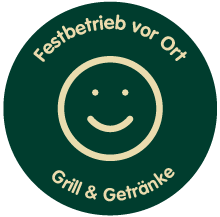 Badge Festbetrieb vor Ort