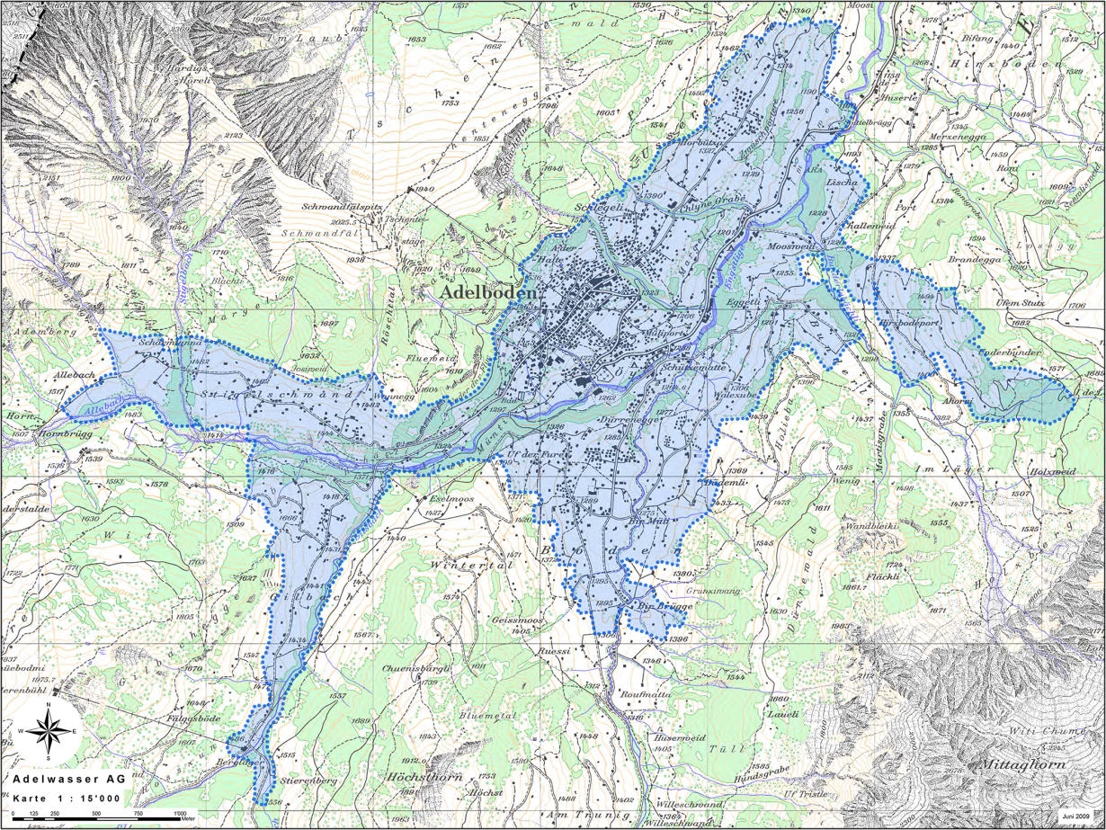 Versorgungsgebiet Adelboden